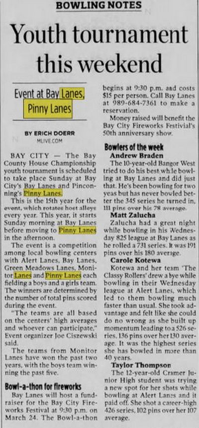 Villa Lanes (Pinney Lanes) - Mar 6 2012 Article